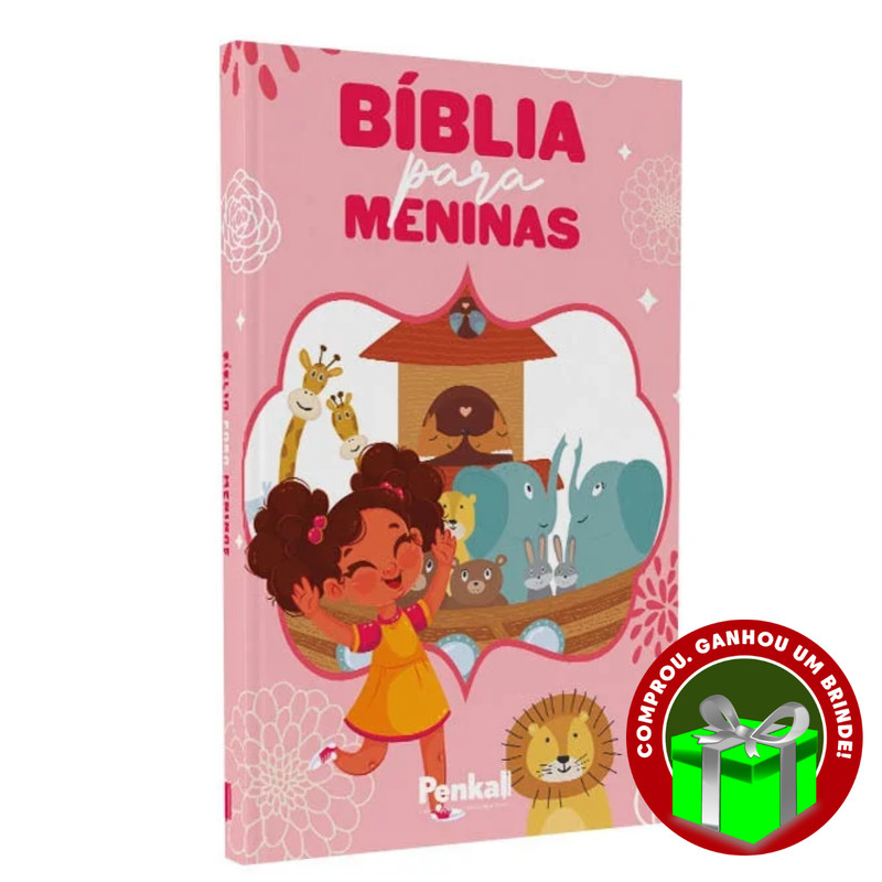 Bíblia Infantil da Menina Penkal Cristã Evangélica Gospel Índice Crente Feminina Mulher