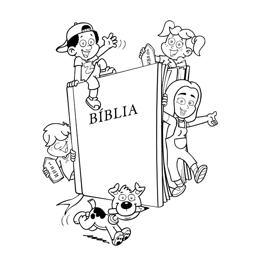 Desenho Bíblico Evangélico para Colorir Kit de 100 Desenhos para Pintar
